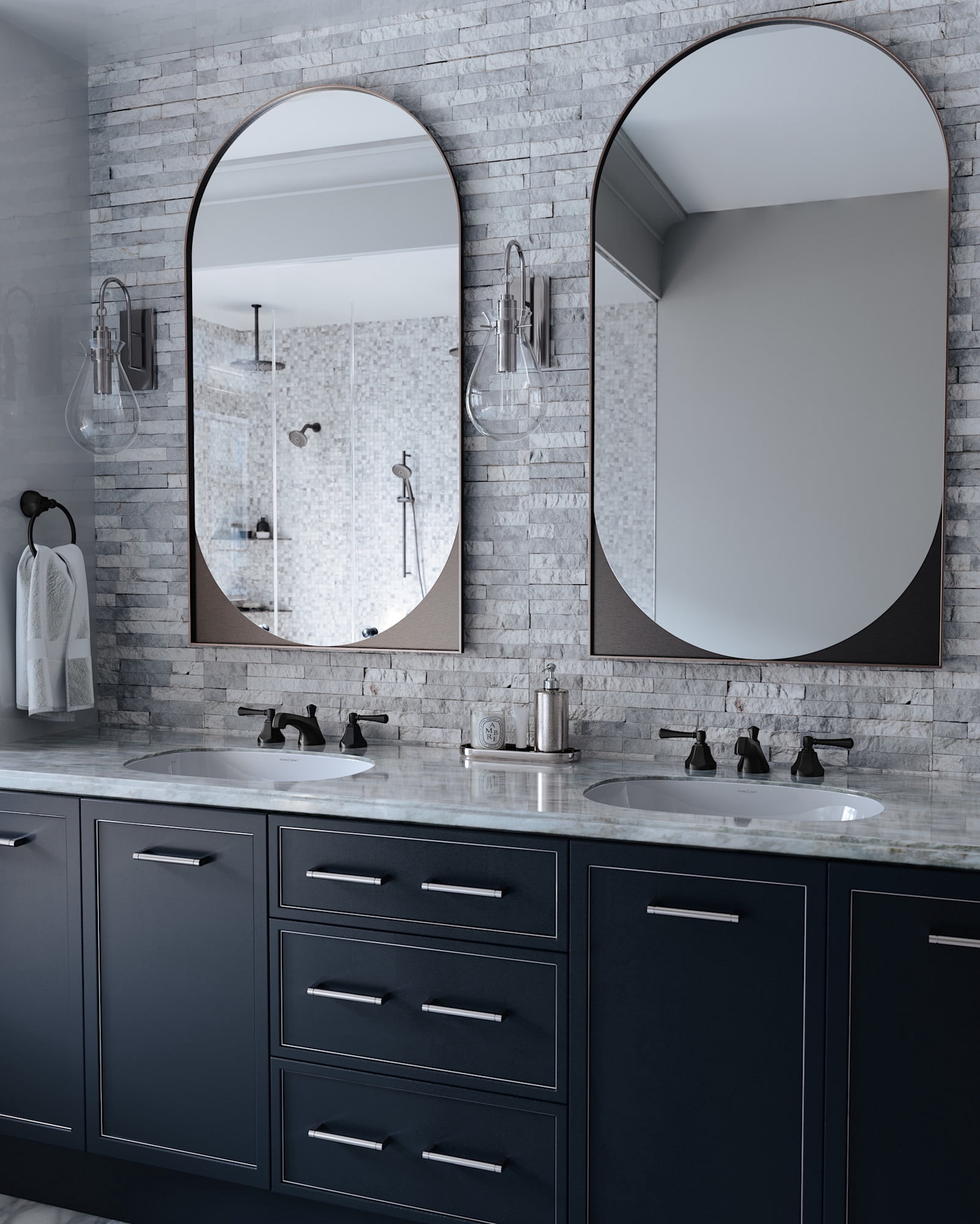 Rohl Palladian Widespread Lavatory Faucet In Polished Nickel With Hex Spout Palladian Metal Lever Handles And Pop-Up
