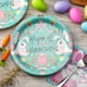 thumbnail image 5 of Platos de papel con forma de conejito y huevo de Pascua | 10 platos desechables para fiesta | Vajilla festiva de 23 cm para decoraciones y celebraciones navideñas, 5 of 6