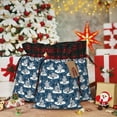 thumbnail image 6 of Sikiie Snow Penguin Christmas Gift Bags Drawstring Gift Bags Sacks Drawstring Bag Holiday Linen Xmas Wrapping Bags for Presents Party Gift-Black, 6 of 8