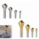 thumbnail image 2 of Herramienta avellanadora con recubrimiento de titanio, 4 piezas, juego de brocas avellanadoras de 90 mm de alta velocidad para madera, metal y plástico, 2 of 8