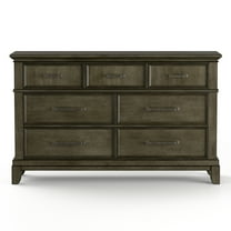 Furniture of America Reala Adult Traditional 7-Drawer Dresser, Gray