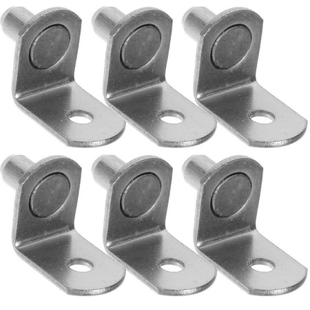 

50 pcs Shelf Pegs Pin Metal L-shaped Clip Support Peg Shelf Bracket Peg for Kitchen