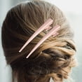 thumbnail image 2 of 12 pinzas de pelo de cocodrilo grandes para mujeres de pelo grueso y fino (oro rosa), 2 of 5