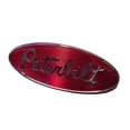 thumbnail image 4 of Peterbilt Semi Trucks 3 1/4" x 8" OEM Factory Nameplate Emblem 20-19280 w/ Push-On Nuts, 4 of 4