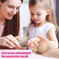 thumbnail image 4 of Slow Rise Stress Ball, Stress Ball Squeeze, 2X1.5 In, Relaxation Relief Items for Student, Sensory Squeeze Toys, Oval Shape, Speckled Tan, 1 Pc, 4 of 7