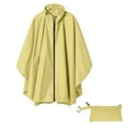 thumbnail image 1 of Unisex Solid Color Hooded Zippered Poncho Shawl, 1 of 7