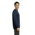 thumbnail image 3 of Sport-Tek Mens Long Sleeve Ultimate Performance Crew, XS, True Navy, 3 of 6