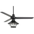 thumbnail image 2 of 52" Casa Vieja Industrial Indoor Outdoor Ceiling Fan with Light LED Remote Matte Black Damp Rated for Patio Exterior House Porch, 2 of 8