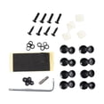 thumbnail image 1 of Front License Plate Mounting Kit, Anti Theft Auto Security License Plate Screws Accessories Stainless Steel Screws,Universal Bumper Car Tag Frame Mount Adapter with Stainless Steel Screw Cap, 1 of 9