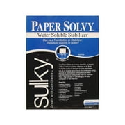 Sulky Paper Solvy 8.5 Water-Soluble Stabilizer, 11 Pre-cut