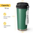 thumbnail image 7 of Modern 18oz Double Drinking Coffee Mug – Vacuum Insulated Stainless Steel Travel Cup with Leakproof Lid, 316 Steel Thermos Tumbler for Hot & Cold Beverages, 7 of 7