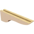 thumbnail image 5 of 3"W x 18"D x 6"H Thin Carmel Rough Cedar Woodgrain TimberThane Corbel, Primed Tan, 5 of 6