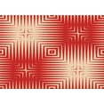 thumbnail image 1 of Ahgly Company Indoor Rectangle Patterned Red Area Rugs, 5' x 8', 1 of 6