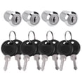 thumbnail image 3 of Zinc Alloy Mailbox Lock, With Keys Weather Resistant Cam Lock, Drawers For Cabinets Pinball Games RV 103‑20, 3 of 8