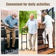 thumbnail image 6 of Height & Width Adjustable Stair Assist Cane for Seniors, fit Most Indoor/Outdoor Steps, Wide Anti-Slip Base, Professional Stair Climbing Assist Cane for Sore Knees & Post-Surgery, 6 of 7