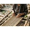 thumbnail image 6 of Sumgar Rattan Wall Shelf 16inch Set of 2, Handmade White Floating Shelves Boho Wall Decor, Rustic Wood Cute Wall Mounted Storage Shelves for Living Room Nursery Bedroom, 6 of 13