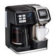 thumbnail image 1 of Cafetera Hamilton Beach FlexBrew 3 en 1 Programable para 12 Tazas, Compatible con K-Cup, Café Molido, Jarra de Vidrio y Taza Individual 1050W, 1 of 8
