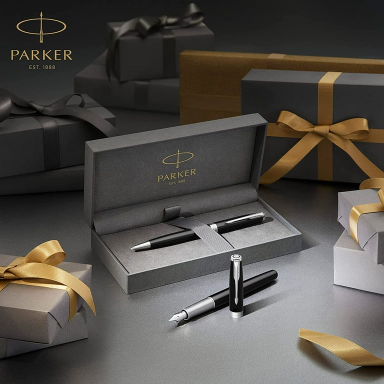 Parker Sonnet Black Lacquer GT Ballpoint Pen - Walmart.com
