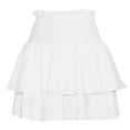 thumbnail image 4 of Fgnfyis Women's Summer Short Skirts High Waist Ruffle Hem Skirt Casual Mini Skirts Solid Color Versatile Skirts for Women Basic White XL, 4 of 6