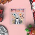thumbnail image 4 of Happy New Year with British Shorthair Fireworks Holiday Xmas Winter 2025 Cutout Transfer Sticker Cat Lover Kitten Owner Gifts Transparent Decal Art Decor - 00025, 4 of 5