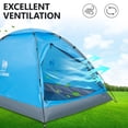 thumbnail image 5 of Camel Crown Camping Tent Lightweight 2 Person Tent for Camping Waterproof Dome Tent Outdoor Emergency Tent Portable Easy up Tents with Carry Bag Blue, 5 of 9