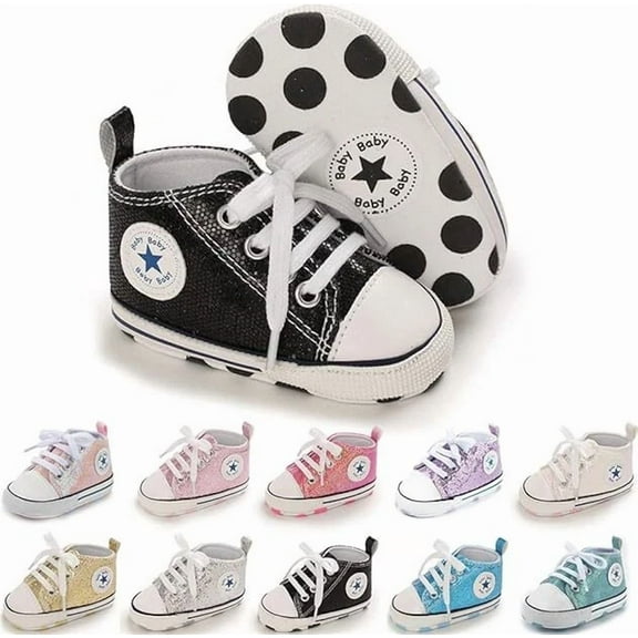 Baby Infant Classic Canvas Baby Shoes Boy/ Girl Soft Sole