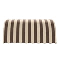 thumbnail image 2 of Awntech 6.38 Ft Savannah Waterfall Closed-Sides Awning Canopy (76.5in x 44in x 36in), Brown/Tan Stripe, 2 of 2