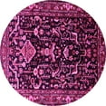 thumbnail image 1 of Ahgly Company Indoor Round Persian Pink Traditional Area Rugs, 7' Round, 1 of 4