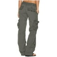 thumbnail image 5 of Women's Tactical Active Loose Multi-Pockets Cargo Pants Casual Combat Military Trouser, 5 of 6