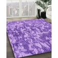 thumbnail image 3 of Ahgly Company Machine Washable Indoor Rectangle Transitional Violet Purple Area Rugs, 5' x 8', 3 of 7
