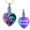 Rainbow, variant on Heart Urn Locket Cremation Jewelry for Ashes Holder Dolphin Memory Necklace Sea Waves Ash Urn Necklace Memorial Jewelry
