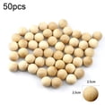 thumbnail image 1 of Bola Redonda De Madera Bolas De Madera Dura Redondas Naturales Sin Terminar Para Manualidades Y Proyectos De Bricolaje 50 Pcs Noticed HA022595-00, 1 of 7