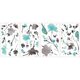 thumbnail image 4 of Roommates Rmk2687Scs - Adhesivos Decorativos Para Pared, Diseño De Rama De Pájaro, Color Acuarela, Multicolor, 4 of 5
