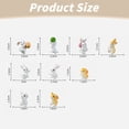 thumbnail image 3 of FENGGHAO Easter Rabbit Figurines for Garden Home Decor, Customizable Festive Ornaments with Moss-Compatible Design Indoor Outdoor Landscaping Art, 3 of 7