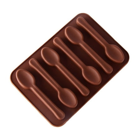 

Silicone Six-Spoons Chocolate Mould DIY Cake Decoration Topper Mold