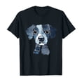 thumbnail image 4 of Qulqfy Women's Puppy Shirts Cute Dog Print Cartoon Black Shirts Graphic Women Short Sleeve Tops L, 4 of 4