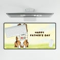 thumbnail image 4 of Cute Shetland Sheepdog Loves Dad Happy Father's Day Desk Mat Full Keyboard Mouse Pad Sheltie Dog Lover Gifts Large Mousepad - 12008, 4 of 5