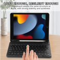 thumbnail image 2 of Para iPad Air (2013)/Air 2/9,7 pulgadas (2017)/(2018) Funda de cuero con teclado Bluetooth y soporte con ranura para bolígrafo, 2 of 5