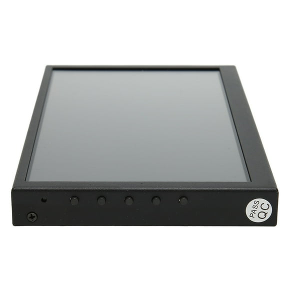 Portable 7 Inch Monitor, Metal Case IPS Touchscreen HD Multimedia Interface Dual Speakers Mini Computer Second Screen for TV