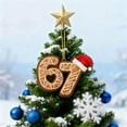 thumbnail image 2 of 67 Christmas Hanging Ornaments - Funny 67 Christmas Tree Ornament, Perfect for Christmas Decorations, Birthday Decor for Fans, 2 of 8