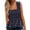 Dark Blue, variant on 2026 Womens Clothing under $5 asdoklhq Juniors Plus Tops & T-Shirts,Women Casual Tank Tops Frill Smocked Crop Top Tie Shoulder Strap Vest Slim Fit Blouse