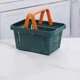 thumbnail image 3 of Cesta con Manija Cestas de Compras de Plástico de 5.7 L con Manijas Cestas de Tienda Cestas Al Por Menor para Suministros de Comestibles de Mercado Almacenamiento de Conveniencia de Ahorro Cesta de Al, 3 of 6