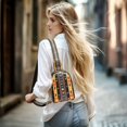 thumbnail image 5 of FORMRS Womens Crossbody Sling Bag Travel Daypack Shoulder Chest Backpack, Orange Geometric, 5 of 7