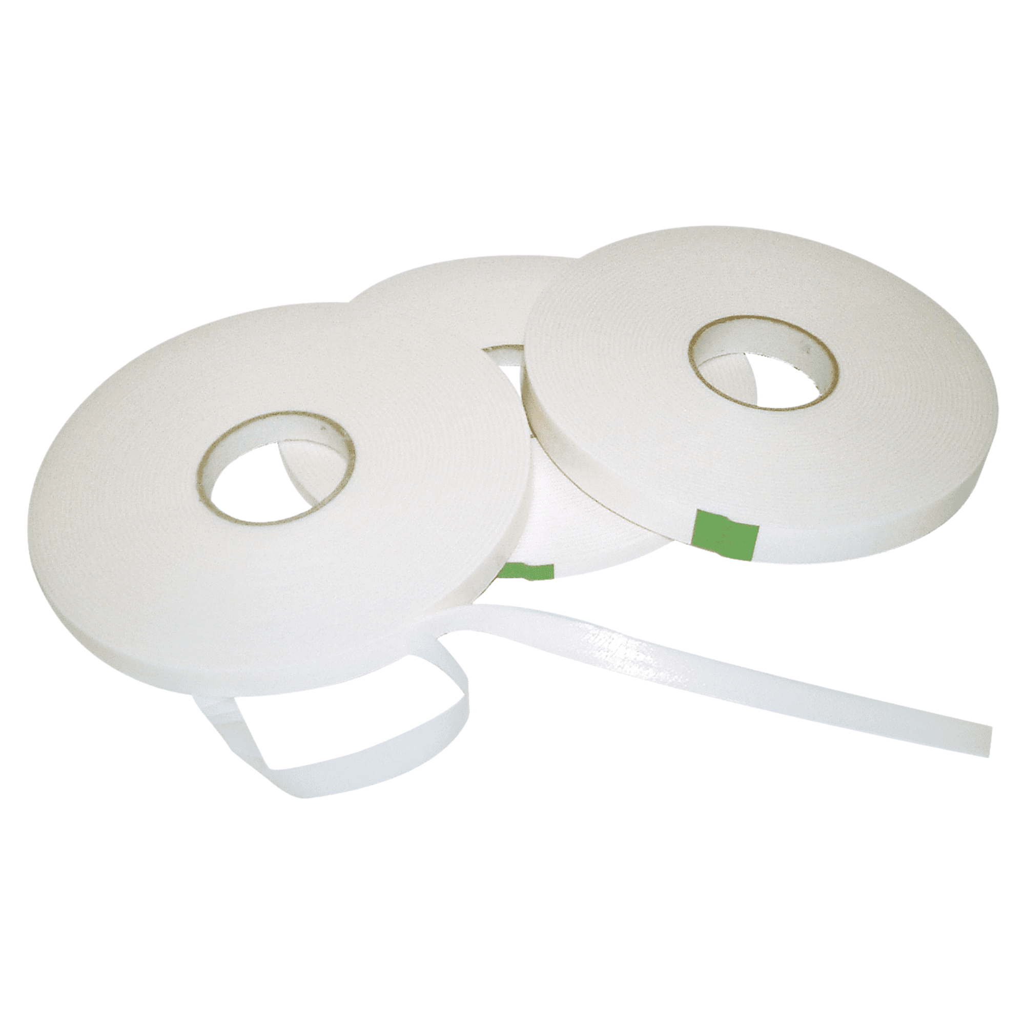 JVCC Polyethylene Foam Tape [Double-Sided, Closed Cell, 1/8 inch thick] (DC-PEF12A): 1 in. x 18 yds. x 1/8 in. thick (White)