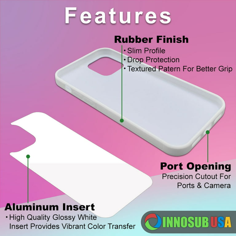 Sublimation Blank Air Tag Sleeve Holder Neoprene with Metal Ring by INNOSUB  USA