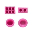 thumbnail image 4 of Billuyoard Molde de silicona para Fondant de repuesto, antiadherente, Flexible, para cocina, hornear, pudín, gasa, accesorios Herramientas y accesorios para hornear Tipo 4, 4 of 6
