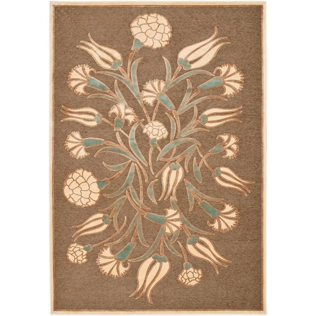 Safavieh Martha Stewart 8' X 11'2" Tufted Hand Loomed Rug in Brown