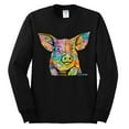 thumbnail image 3 of Dean Russo The Pig Animal Lover Mens Long Sleeve Shirt, Black, 3X-Large, 3 of 6