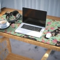 thumbnail image 3 of Long Mouse Pads for Desk,Rottweiler with Pioneer Flower Desk Mats on Top Of Desks, Desk Mouse Pad Extra Large with 3mm Non-Slip Base and Stitched Edge for Gaming,Office,Work,Home 35.4"x15.7", 3 of 6