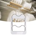 thumbnail image 4 of Pot Lid Organizer, Easy To Use Practical Durable Pot Lid Holder Rest Plastic  For Home White,Grey, 4 of 8